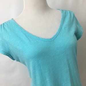 So perfect tee Sz Large Aqua blue green